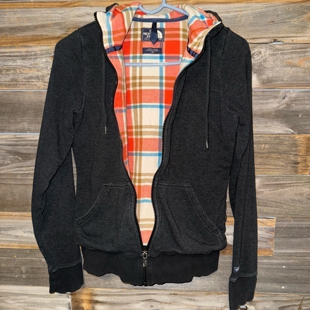 The North Face Jackets & Coats - XS North Face Jacket with Plaid Lining